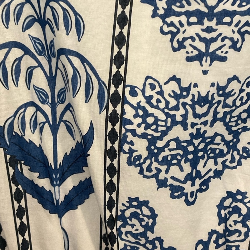 Blue and White Girls Casual Dress Size L - Picture 3 of 10